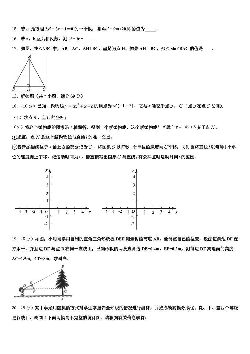 唐山市唐海县2025届中考数学最后冲刺模拟试卷含解析第3页