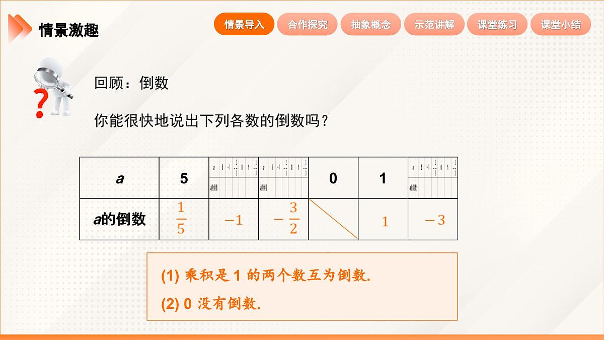 2024新人教版七年级上数学 2.2.2 有理数的除法 第1课时 有理数的除法法则 课件第5页