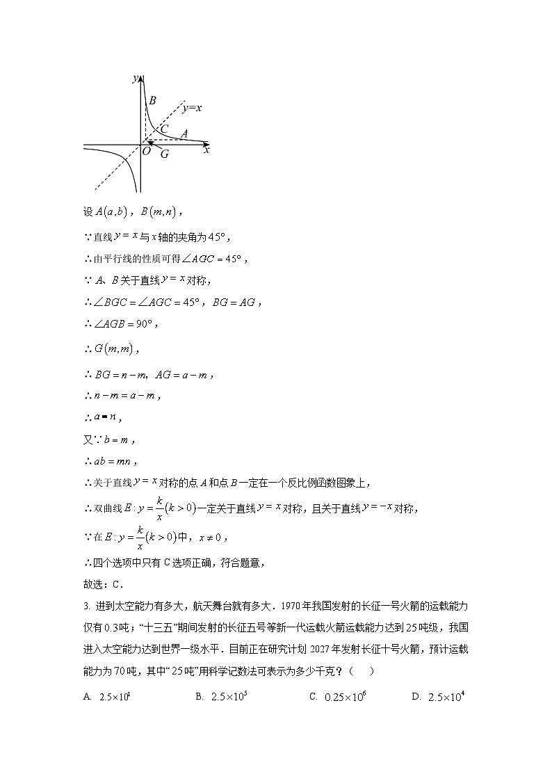辽宁省部分学校2025年初中学业水平模拟考试(一)数学试卷（解析版）第2页