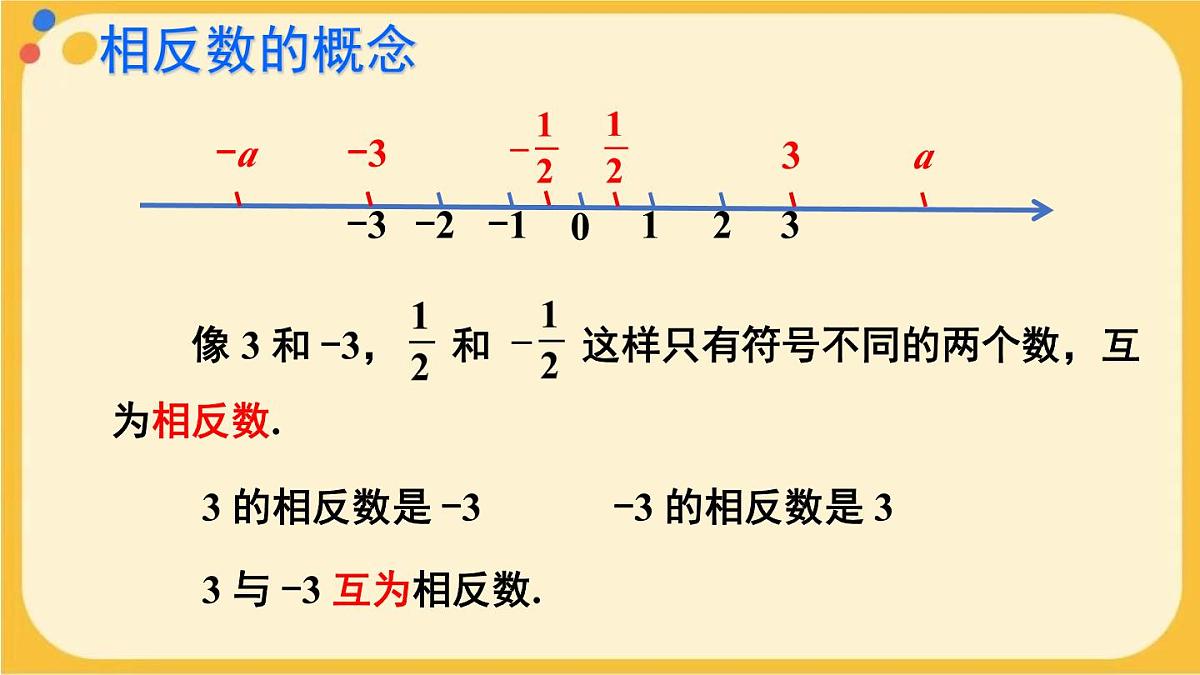 初中  数学  人教版（2024）  七年级上册1.2.3相反数 课件第5页