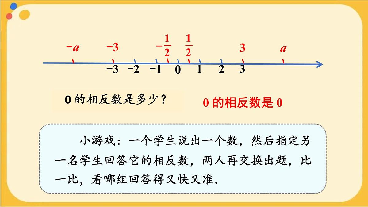 初中  数学  人教版（2024）  七年级上册1.2.3相反数 课件第6页
