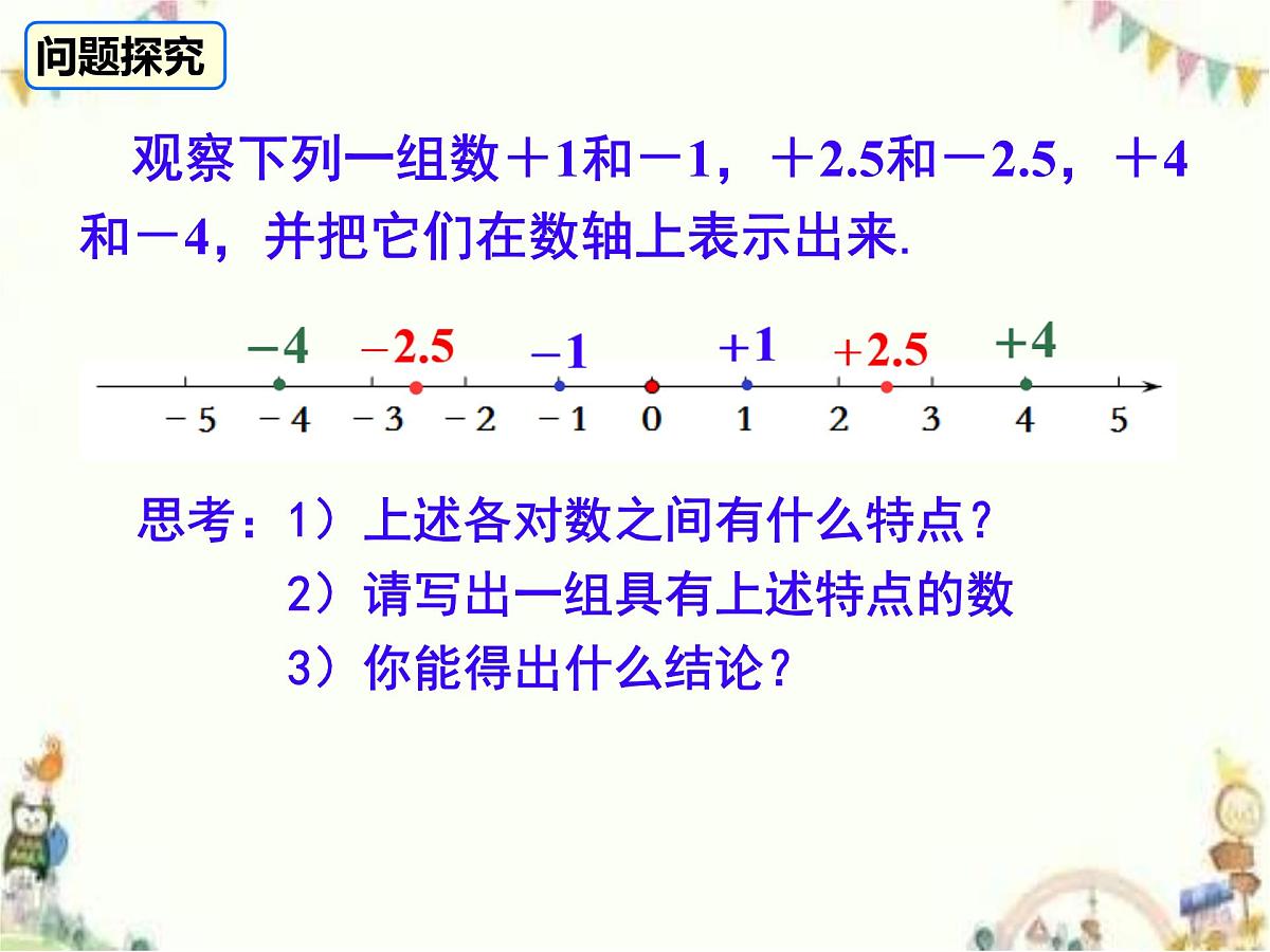 初中 数学 人教版（2024） 七年级上册1.2.3相反数 课件第5页