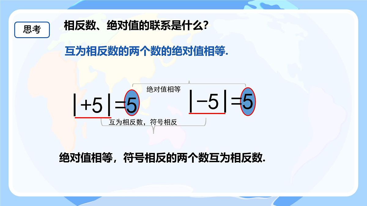 初中  数学  人教版（2024）  七年级上册1.2.4绝对值 课件第8页