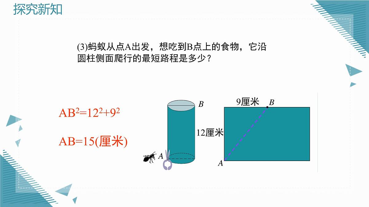 2025年鲁教版（五四制）教材初中数学七年级上册3.3 勾股定理的应用举例（第1课时）课件第7页