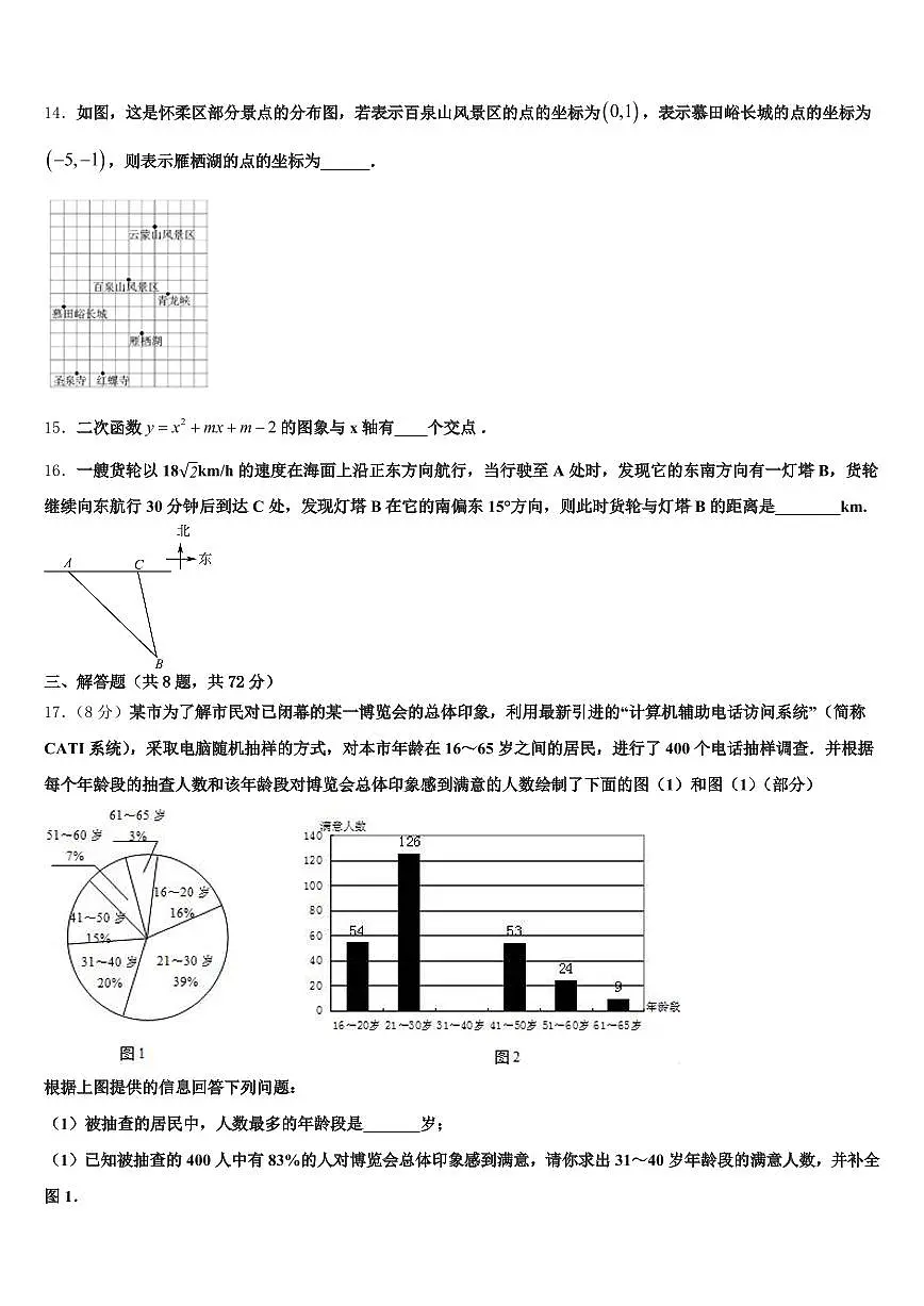锦州市北宁市2024-2025学年中考数学押题卷含解析第3页