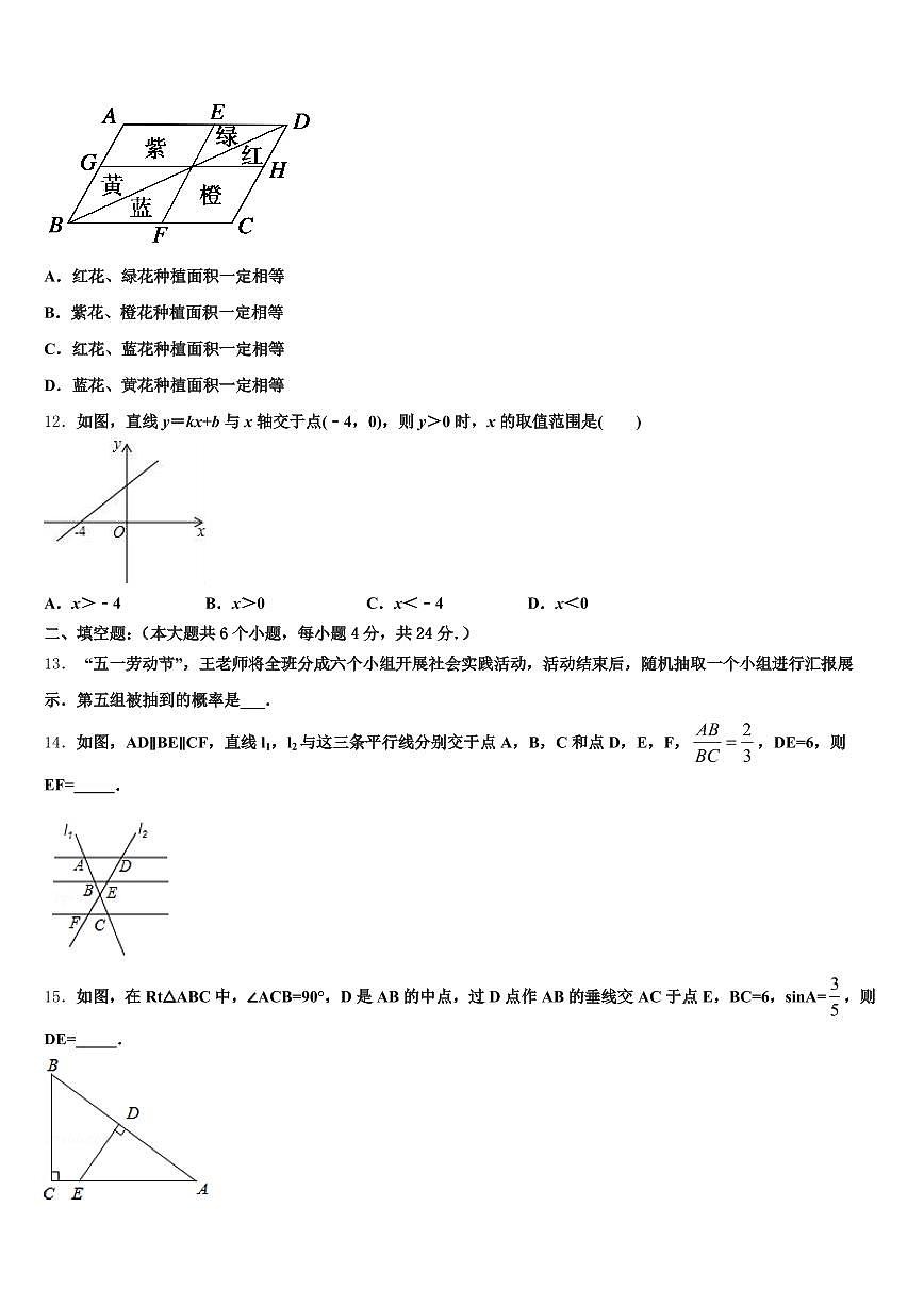 2024-2025学年滨州市阳信县中考数学押题试卷含解析第3页