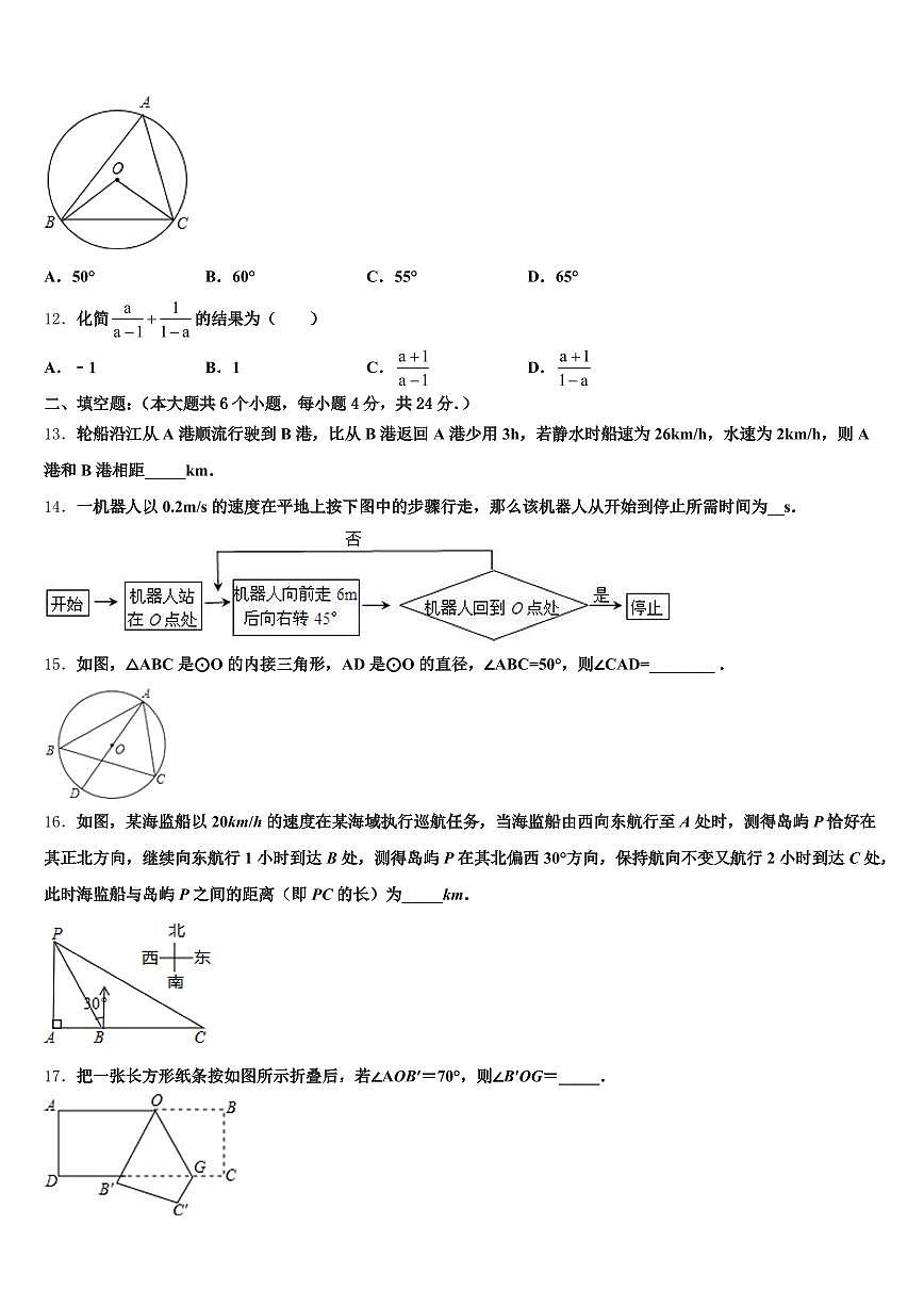 2024-2025学年广东省韶关市乐昌市初中数学毕业考试模拟冲刺卷含解析第3页