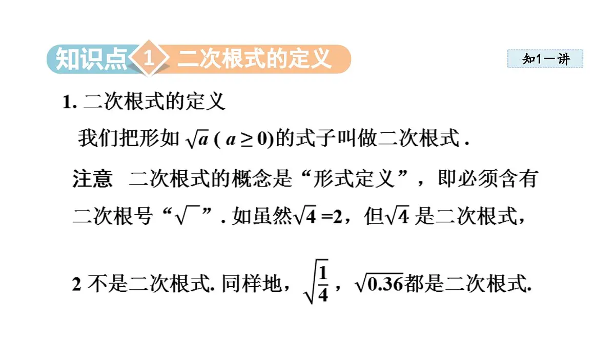 15.1 二次根式 (课件)2025-2026学年冀教版八年级数学上册第3页