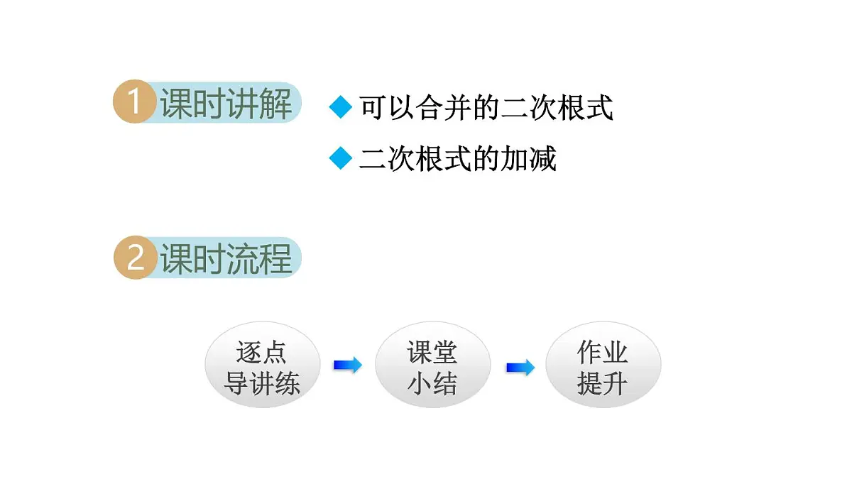 15.3 二次根式的加减运算 (课件)2025-2026学年冀教版八年级数学上册第2页