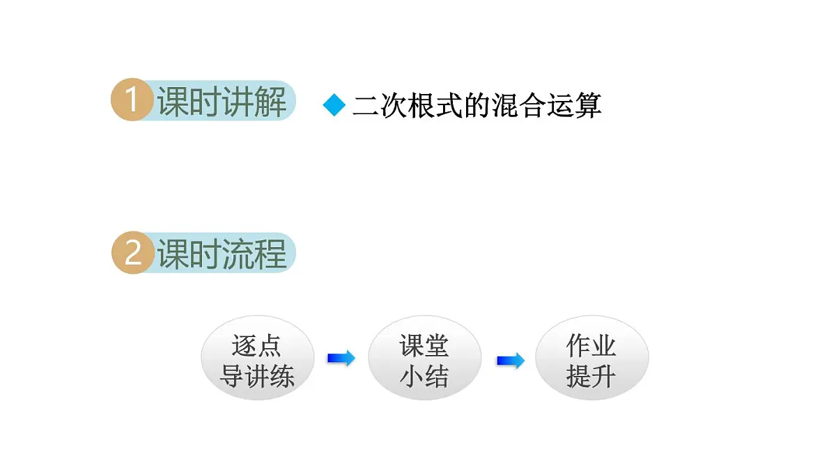15.4 二次根式的混合运算 (课件)2025-2025学年冀教版八年级数学上册1第2页