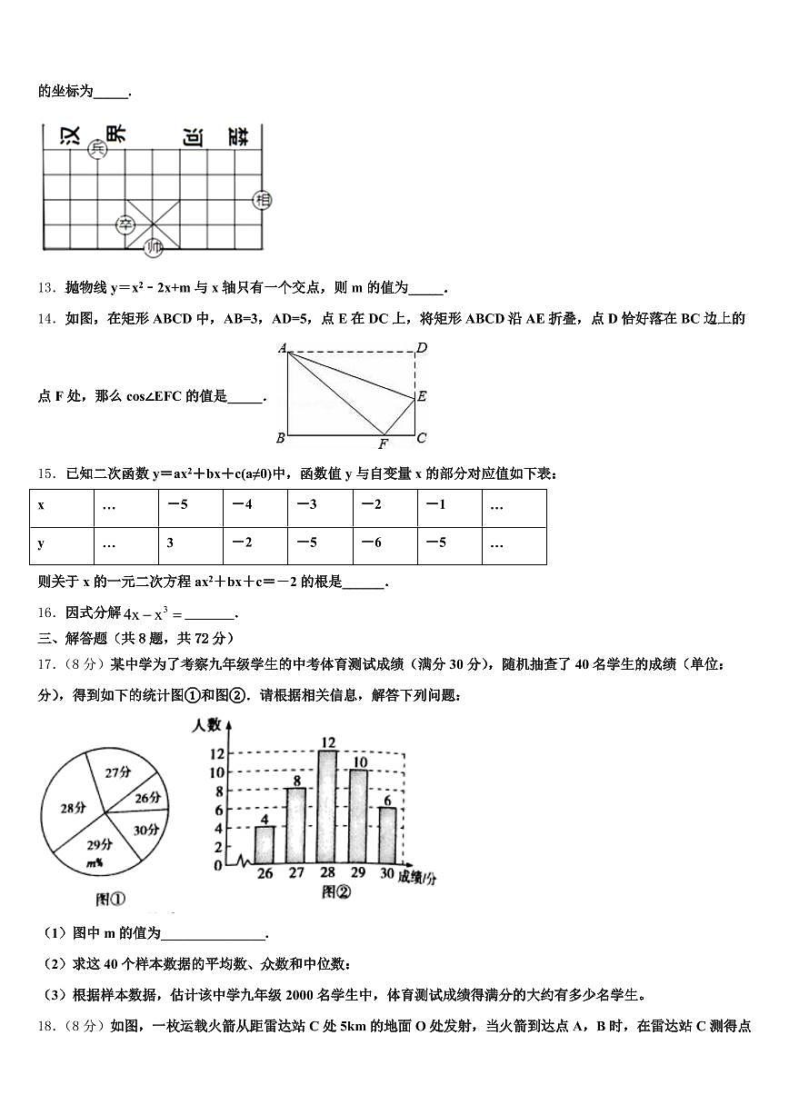 淄博市高青县2025届中考试题猜想数学试卷含解析第3页