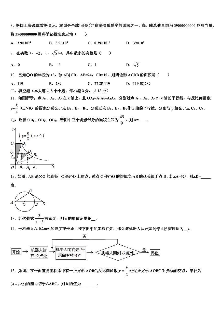 辽宁省葫芦岛市绥中县2024-2025学年中考数学最后冲刺模拟试卷含解析第2页