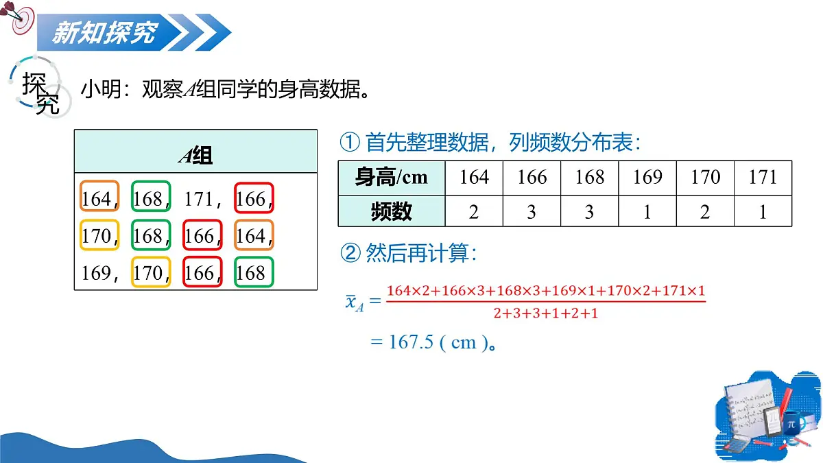 3.1 平均数（教学课件）-2025-2026学年九年级数学上册（苏科版）第7页