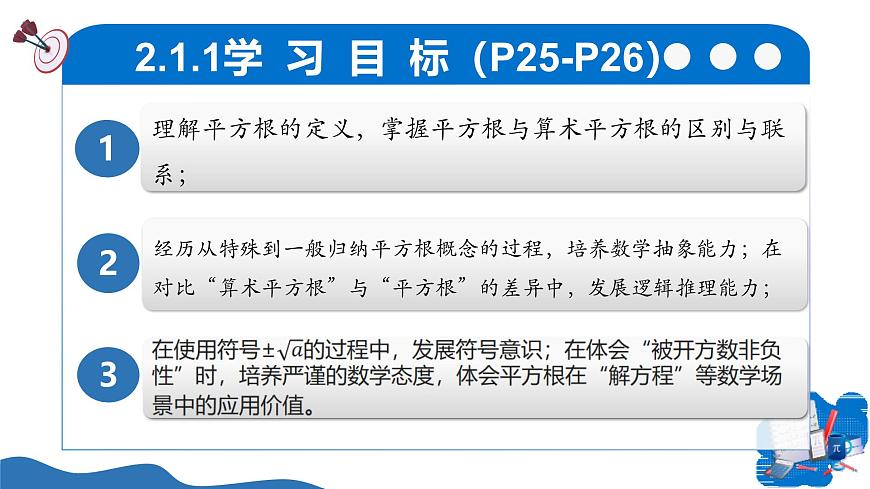 北师大版数学八年级上册 2.2平方根和立方根（第2课时） 教学课件第3页