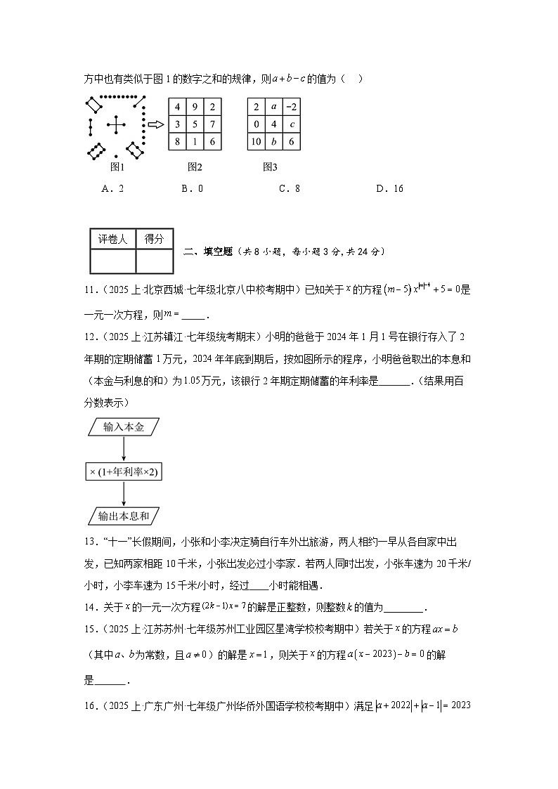 2024-2025学年七年级数学上册同步讲与练第3章一元一次方程章末综合测试（学生版+教师详解版）第3页