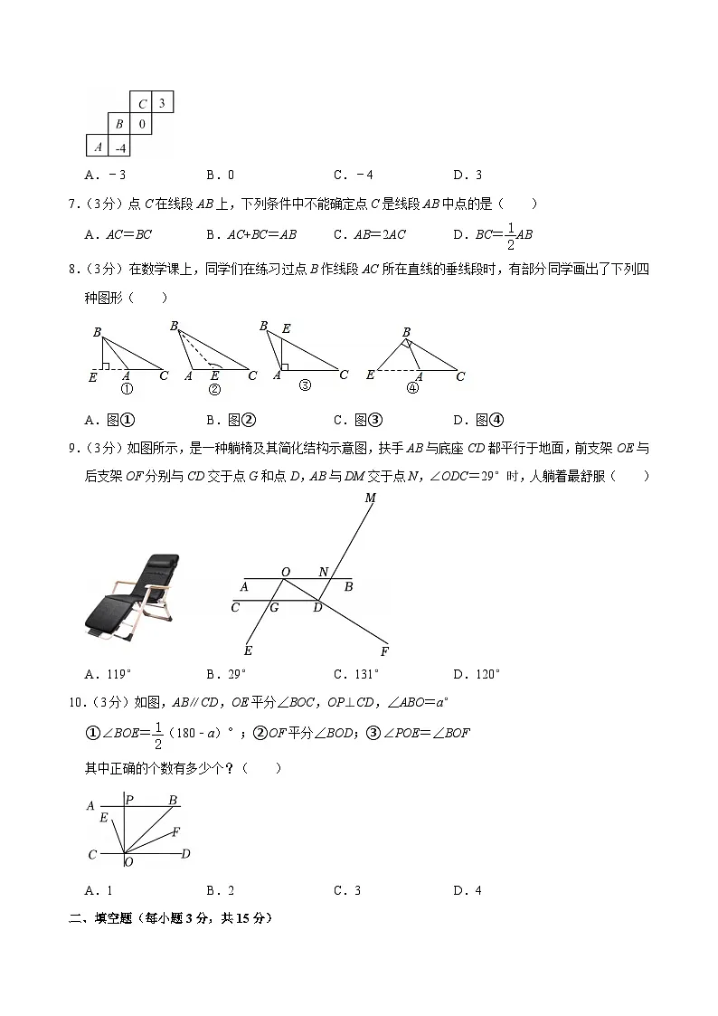 2024-2025学年河南省洛阳市嵩县七年级（上）期末数学试卷第2页