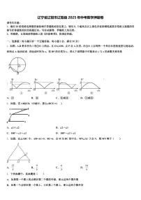 辽宁省辽阳市辽阳县2025年中考数学押题卷含解析