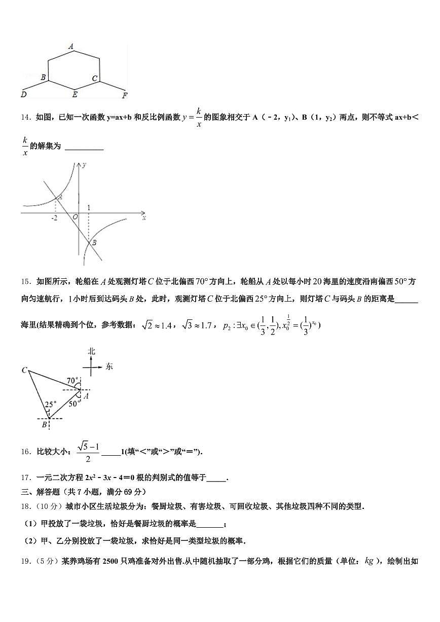 2025届广西壮族自治区崇左市凭祥市中考数学考前最后一卷含解析第3页