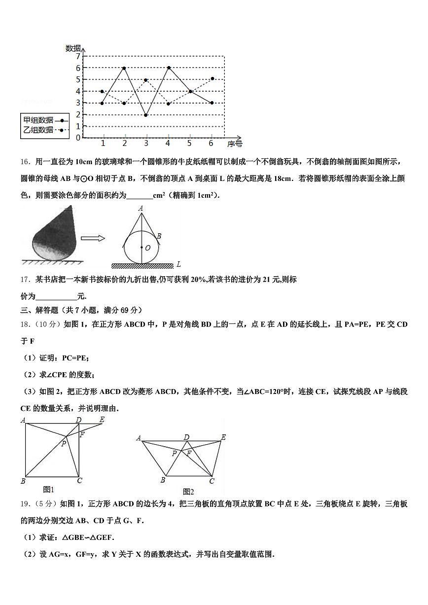 镇沅彝族哈尼族拉祜族自治县2025年中考数学适应性模拟试题含解析第3页