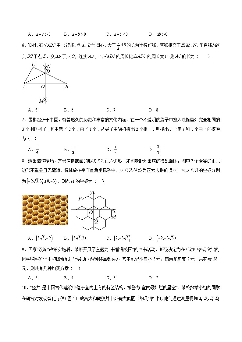 山东省菏泽市东明县2025届九年级下学期中考三模数学试卷(含解析)第2页