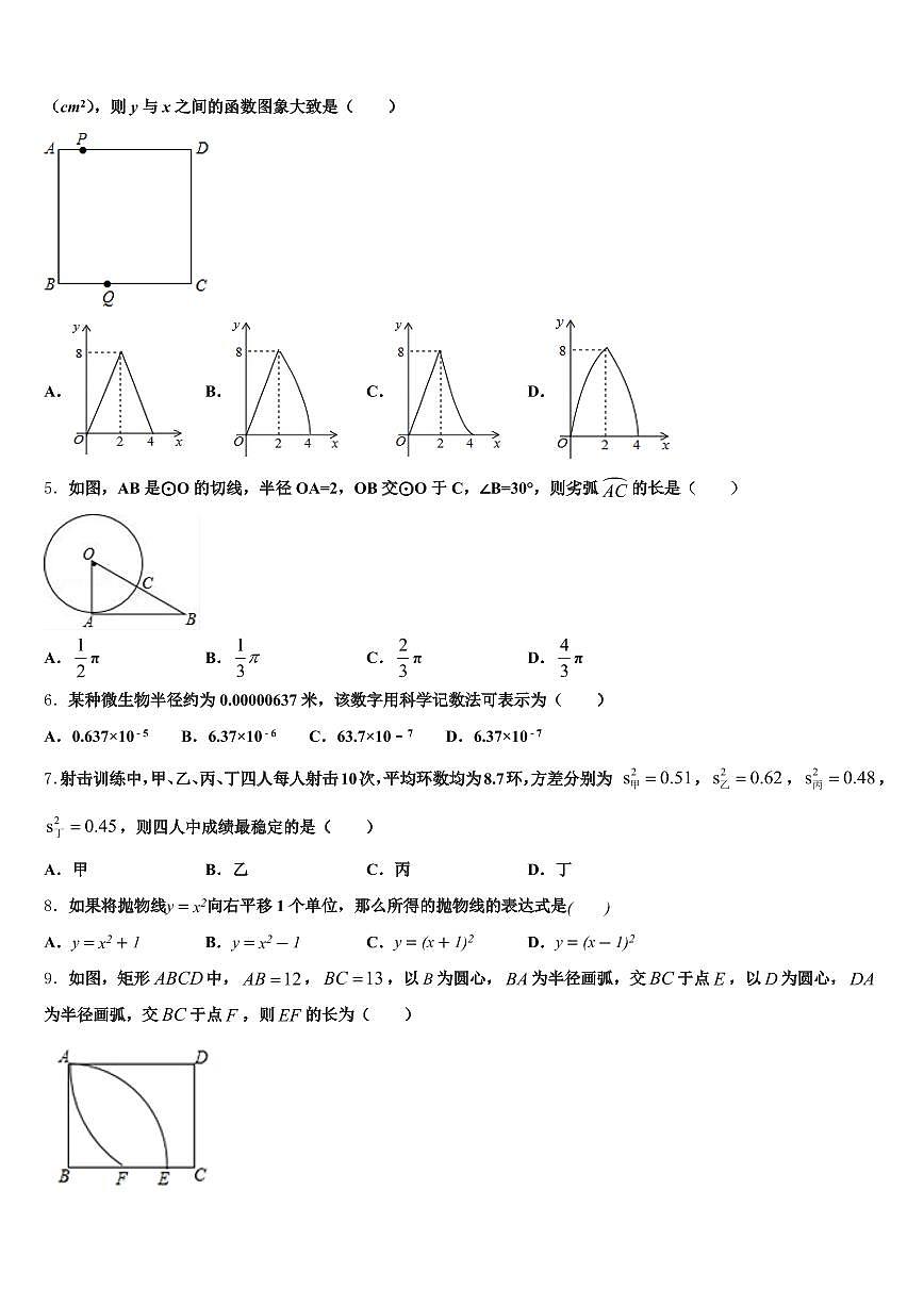 2024-2025学年金华市金东区中考数学猜题卷含解析第2页