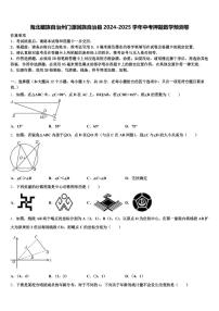 海北藏族自治州门源回族自治县2024-2025学年中考押题数学预测卷含解析