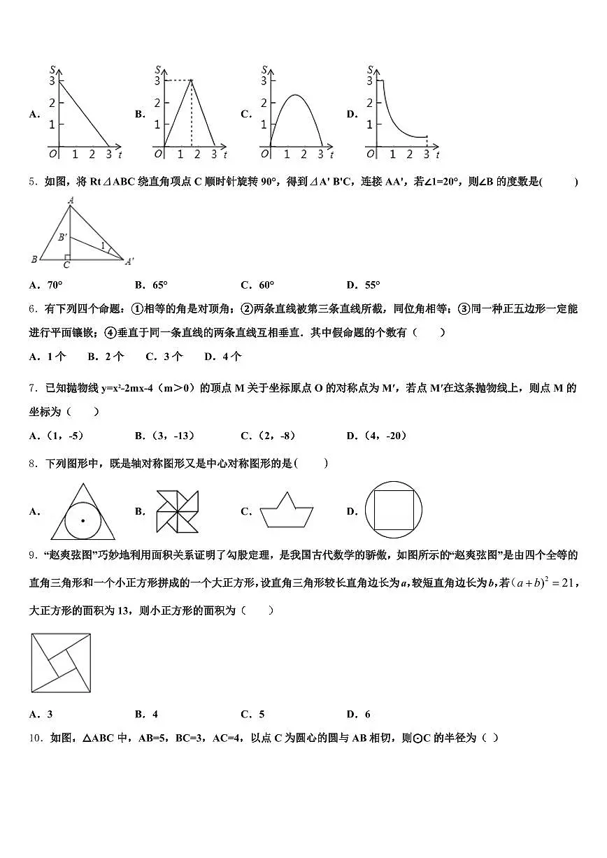 2025届福建省泉州市晋江市中考适应性考试数学试题含解析第2页