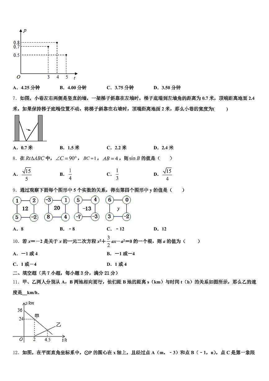 鹤壁市山城区2025届中考数学模试卷含解析第2页