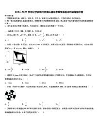 2024-2025学年辽宁省锦州市黑山县中考数学最后冲刺浓缩精华卷含解析