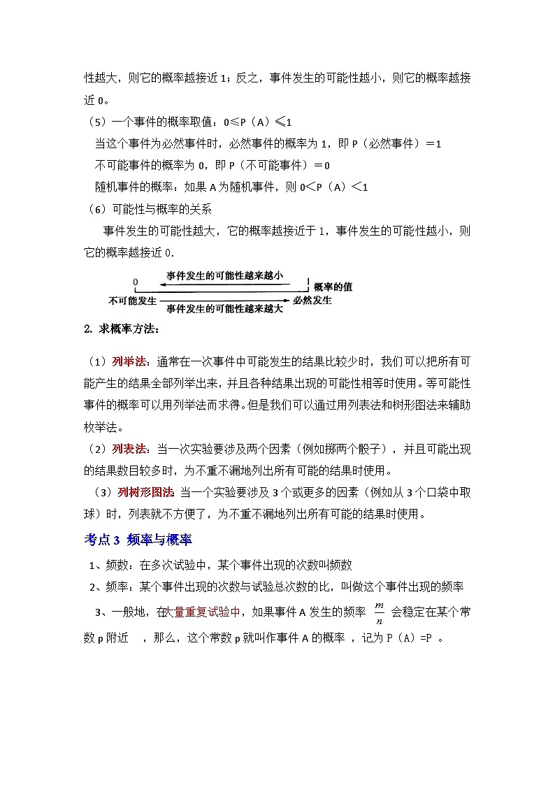 【25-26学年】人教九年级数学上册基础过关练-专题25 概率初步（学生版+名师详解版）第2页
