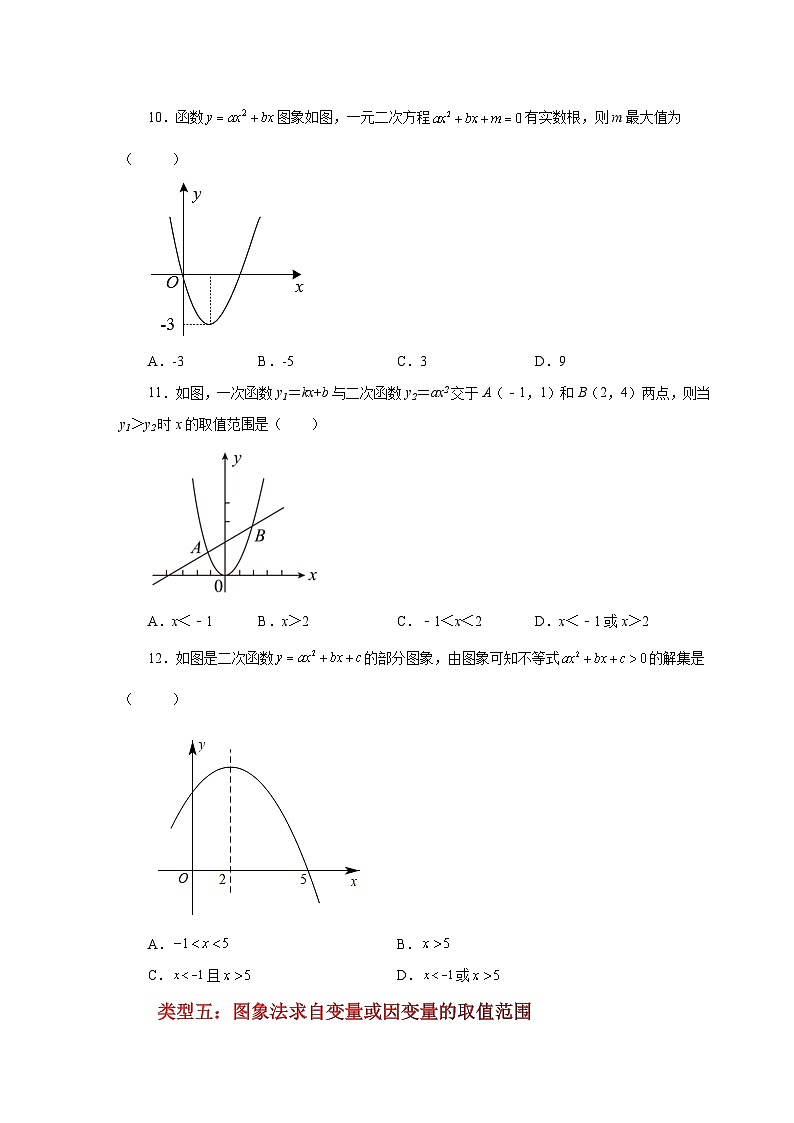 2026中考人教九年级数学上册基础讲练-专题22.29 二次函数与一元二次方程（基础篇）（附名师详解）第3页