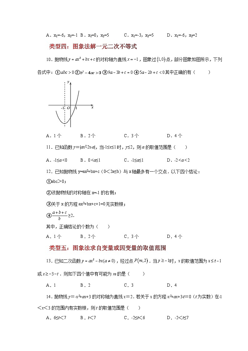 2026中考人教九年级数学上册基础讲练-专题22.31 二次函数与一元二次方程（培优篇）（附名师详解）第3页