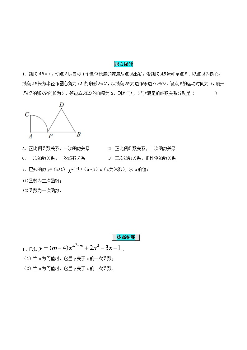 25秋-人教版九年级数学上册训练2211二次函数（基础+拔高）（学生版+名师详解版）第3页