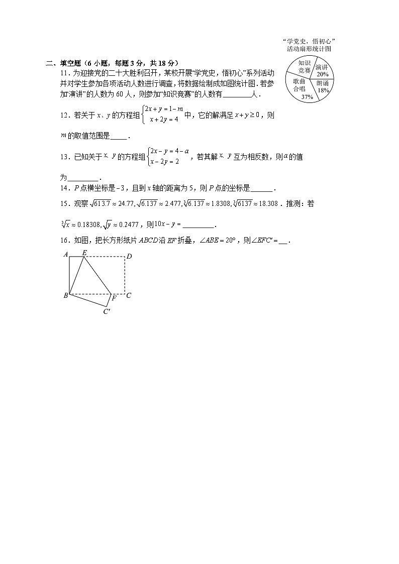 人教版2024—2025学年七年级下册数学期末考试押题卷第2页
