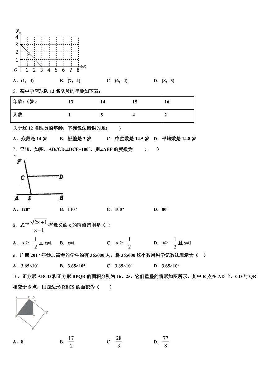 2024-2025学年福建省漳州市南靖县中考数学模拟预测试卷含解析第2页
