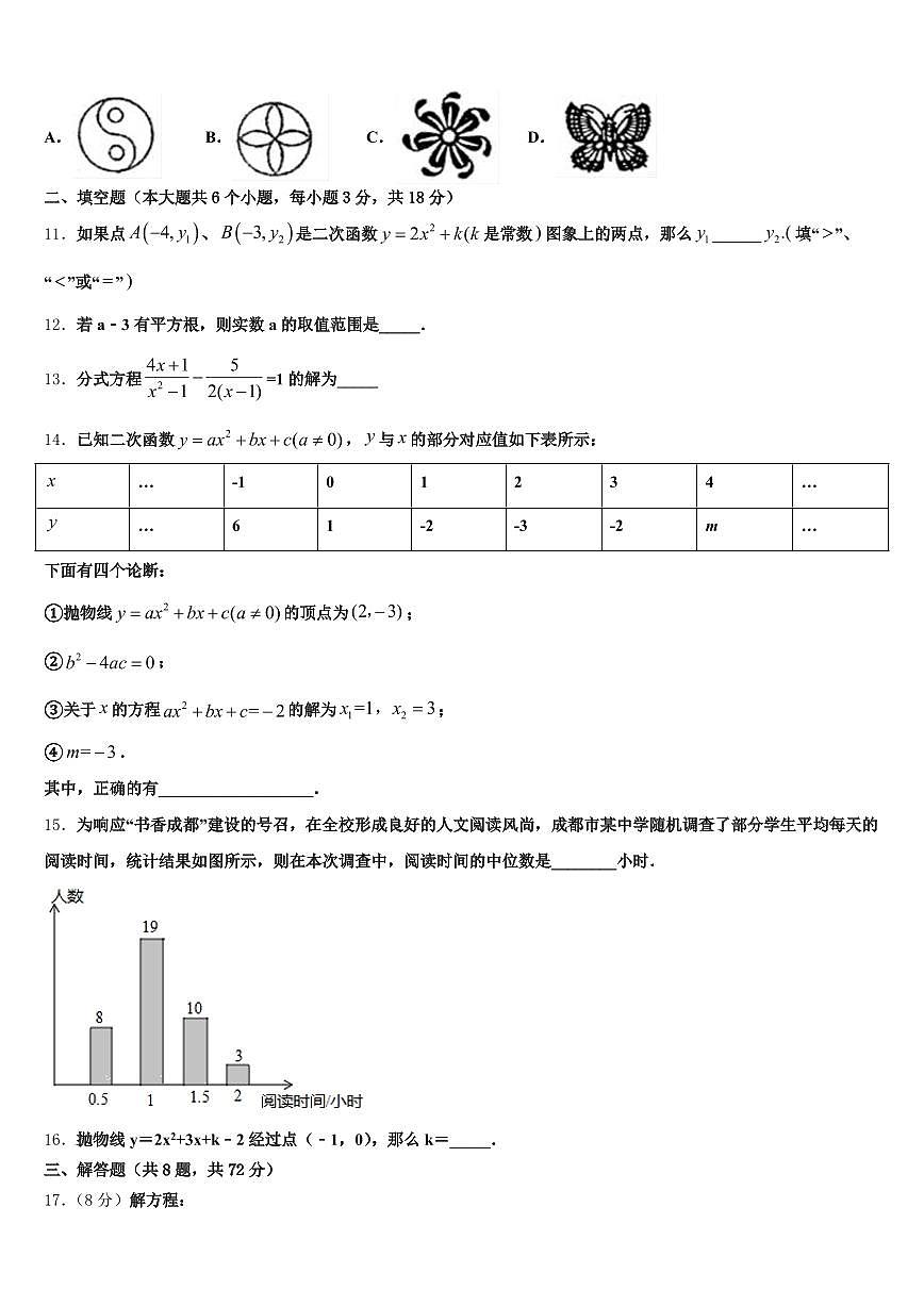 青海省海西蒙古族藏族自治州德令哈市2025年中考数学五模试卷含解析第3页