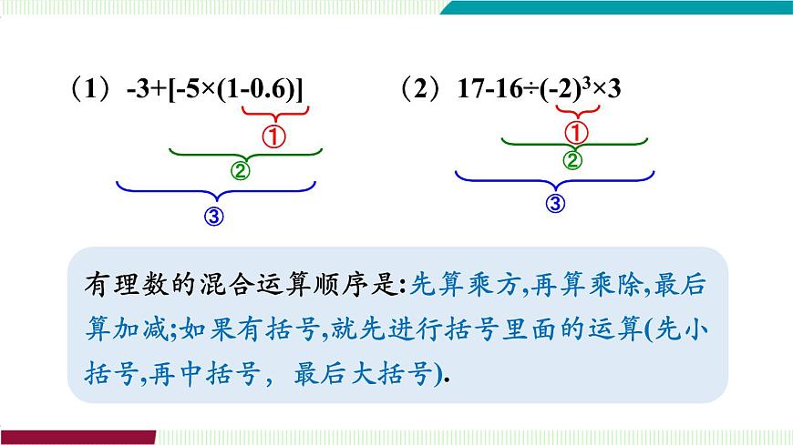 1.7　有理数的混合运算第6页