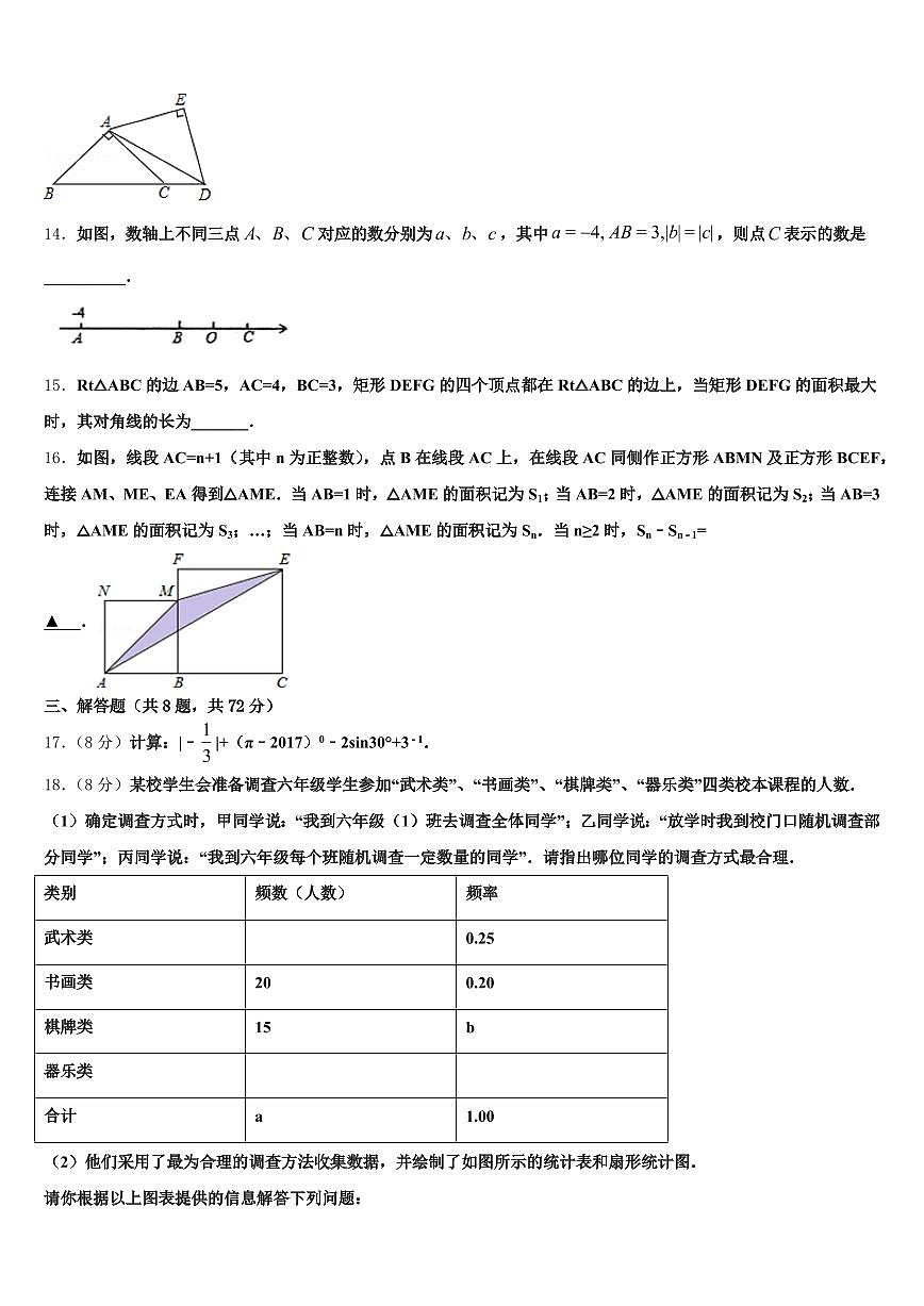 2025年普兰店市中考数学适应性模拟试题含解析第3页