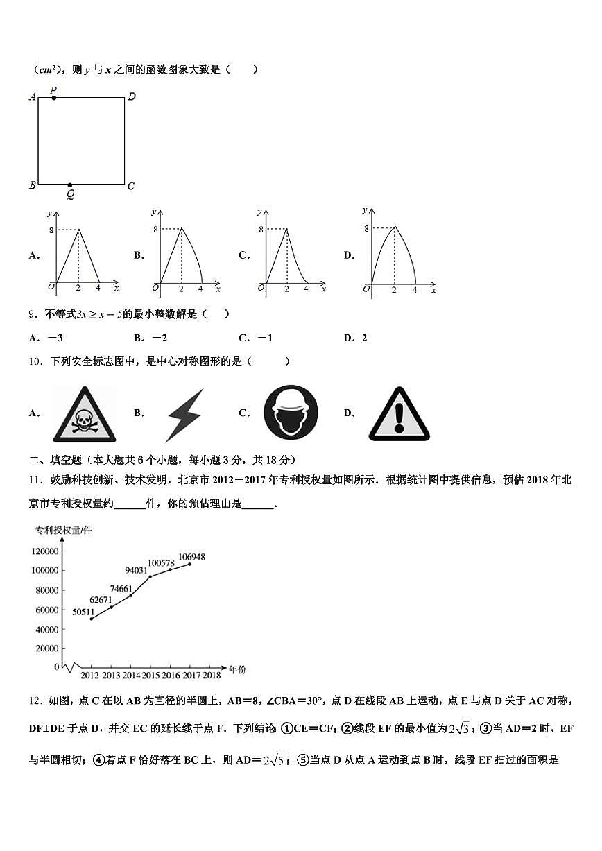 2025届常德市临澧县中考数学最后冲刺模拟试卷含解析第2页