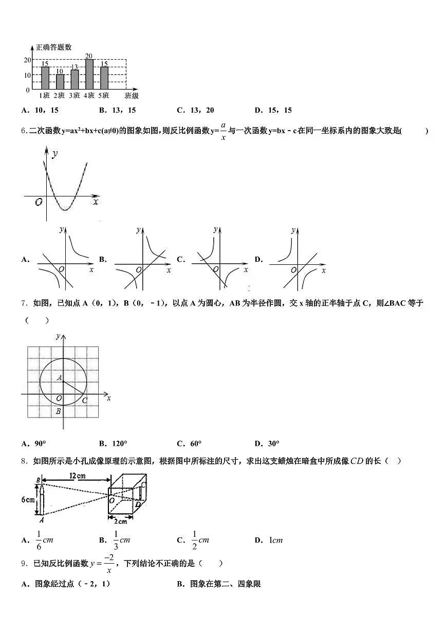 2025年佛山市中考猜题数学试卷含解析第2页