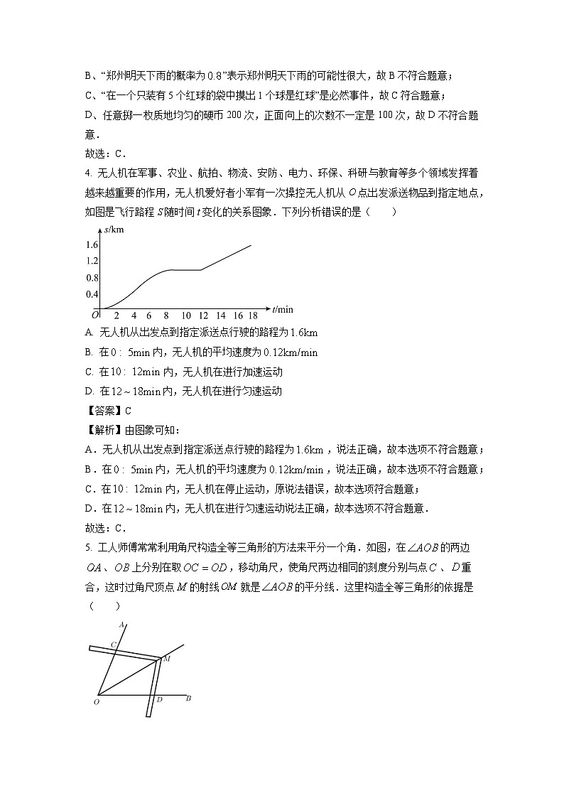 河南省郑州市中原区2024-2025学年七年级下学期期末 数学试卷（解析版）第2页