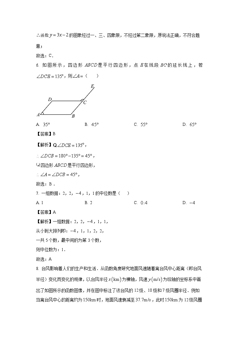 四川省绵阳市梓潼县五校2025-2026学年九年级上学期开学数学试题（解析版）第3页