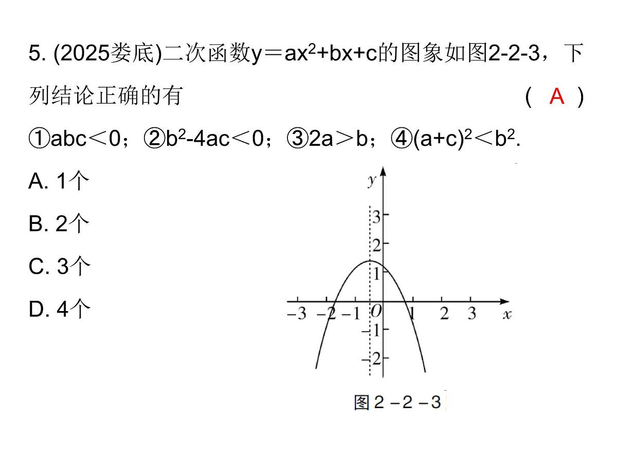 2026年中考数学题型专项突破 -专题二　 选择压轴题突破 课件第6页