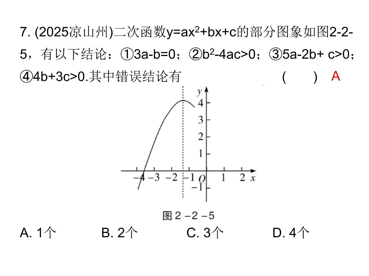 2026年中考数学题型专项突破 -专题二　 选择压轴题突破 课件第8页