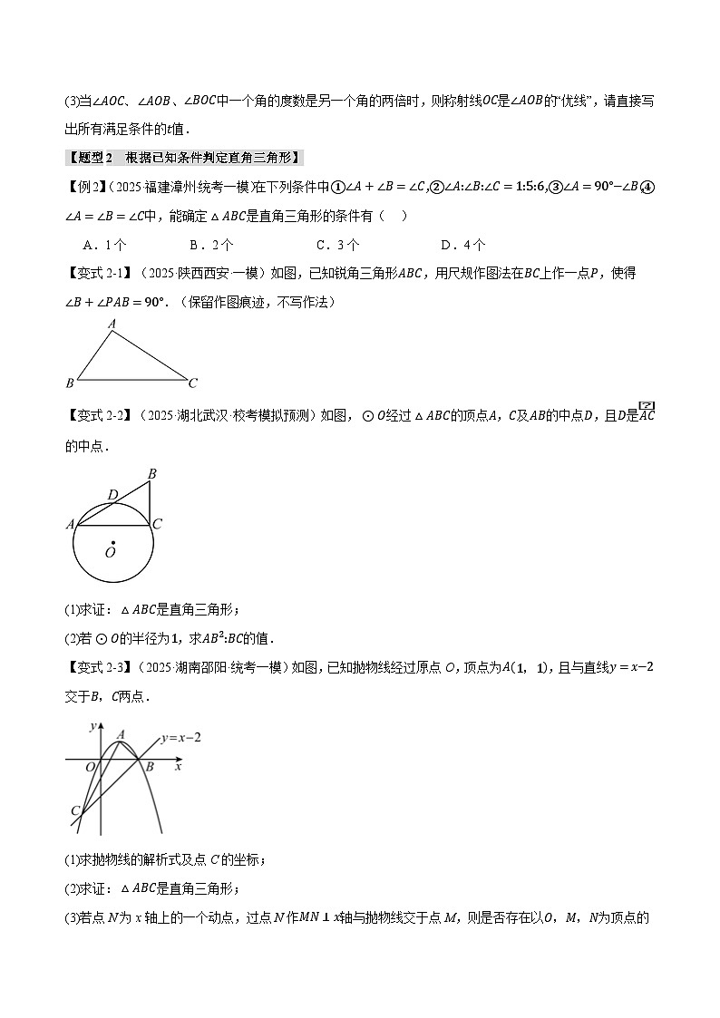 2026年中考数学考点一网尽-专题22直角三角形【十六大题型训练】（学生版+名师详解版）第3页
