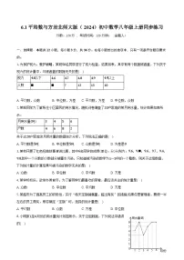 初中数学北师大版（2024）八年级上册（2024）1 平均数与方差优秀习题