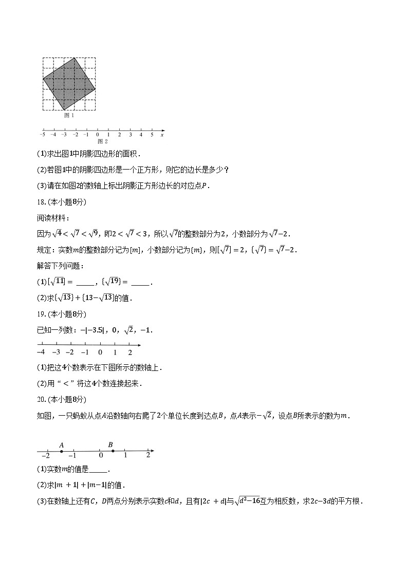3.2从有理数到实数 浙教版（2024）初中数学七年级上册同步练习（含详细答案解析）第3页