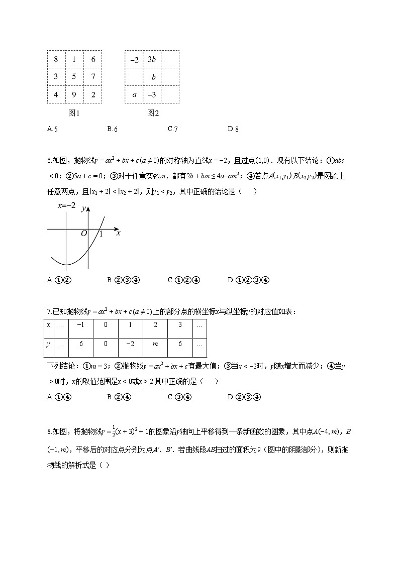 2025_2026学年初中数学[苏科版]九年级下学期《第5章 二次函数》单元测试卷(附答案)第2页