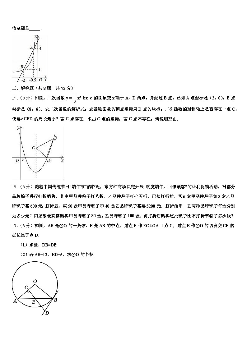 黑龙江省双鸭山市饶河县2025年初中数学毕业考试模拟冲刺卷含解析第3页