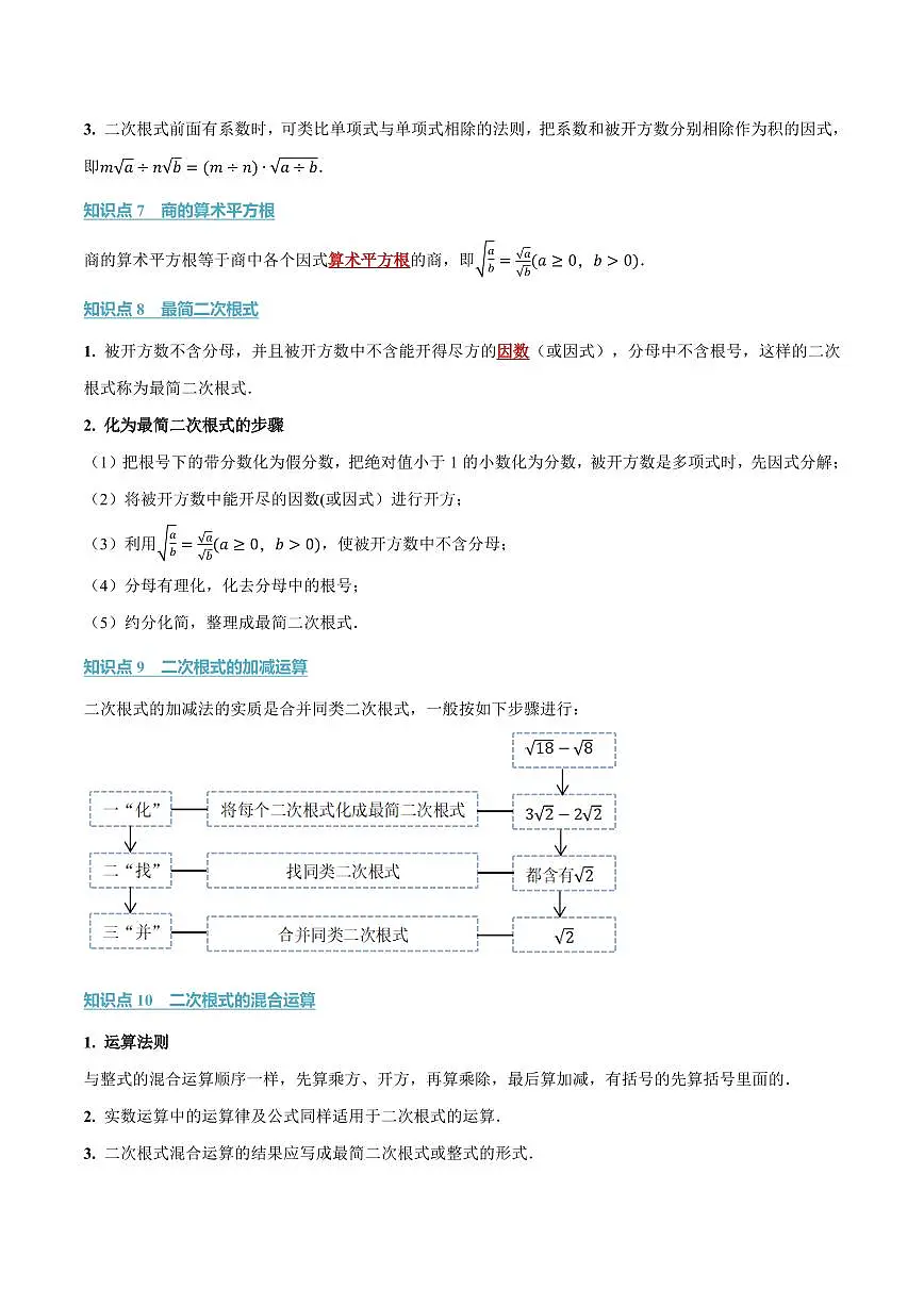 第二十一章 二次根式(讲义)(原卷版)第3页